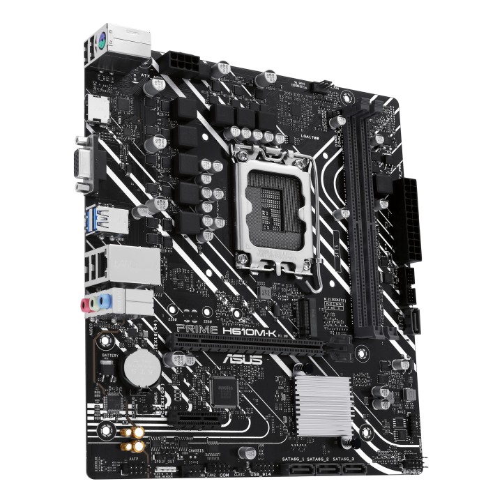 ASUS PRIME H610M-K:(1700) 2DDR5 4SATA3 VGA HDMI mATX