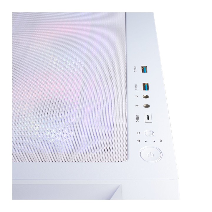 Caja Abysm Danubio Mura BX300 ATX ITX Blanca(AB812111W)