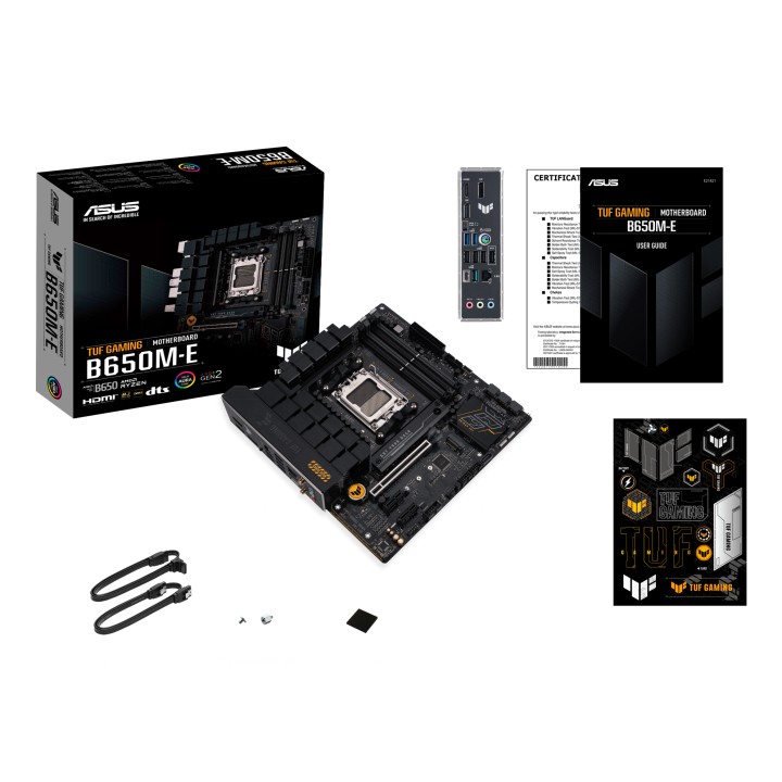 ASUS TUF GAMING B650M-E: (AM5) 4DDR5 HDMI VGA DP mATX