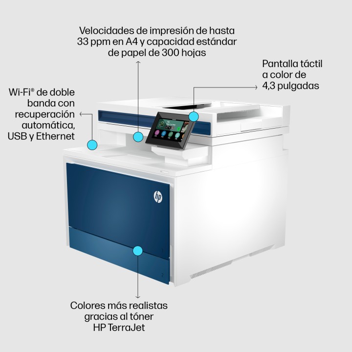 Multif HP LaserJet Pro 4302dw A4 Color WiFi (4RA83F)