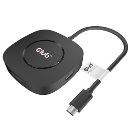Adaptador MST Club 3D USB-C a 3xDP M/H Negro (CSV-1550)