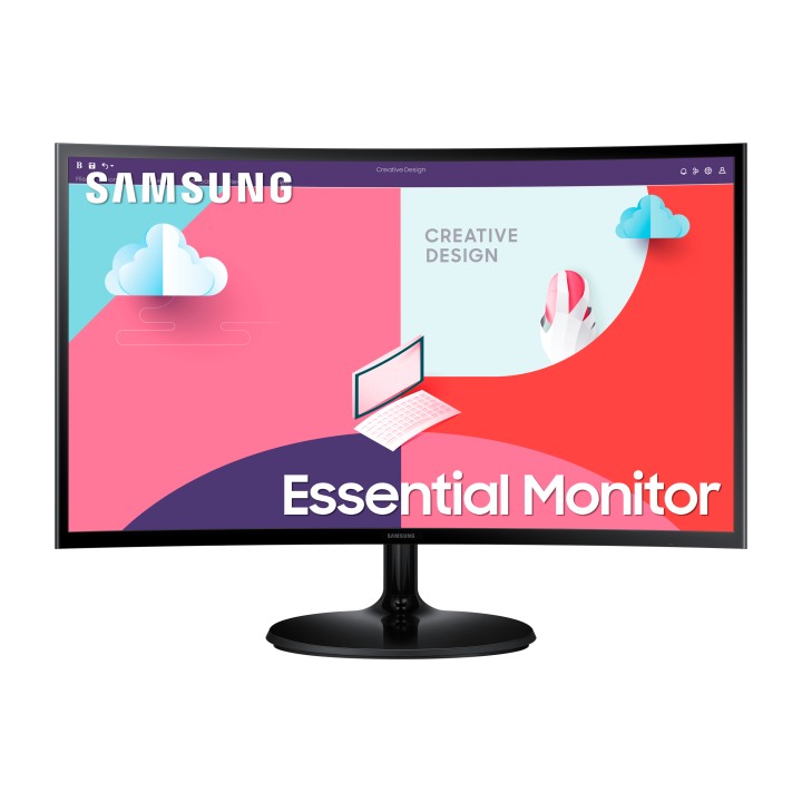Monitor Samsung 24" FHD Curvo Negro (LS24C360EAUXEN)