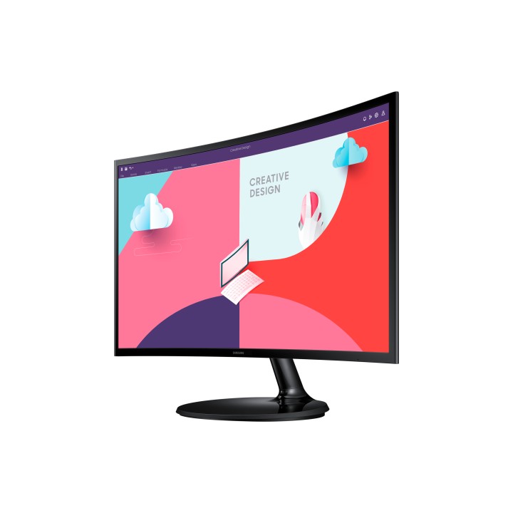 Monitor Samsung 24" FHD Curvo Negro (LS24C360EAUXEN)