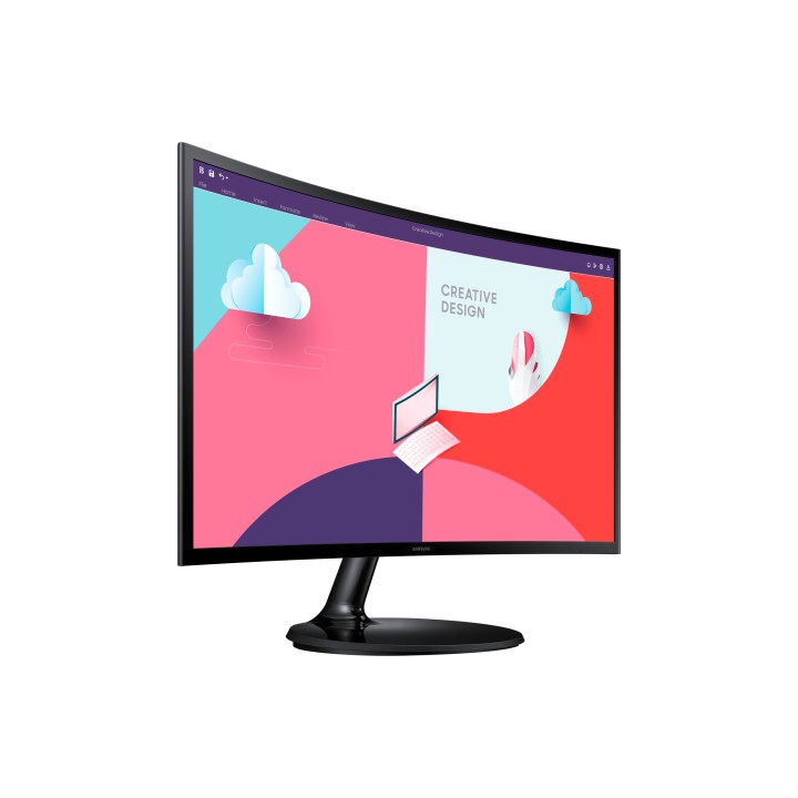 Monitor Samsung 24" FHD Curvo Negro (LS24C360EAUXEN)