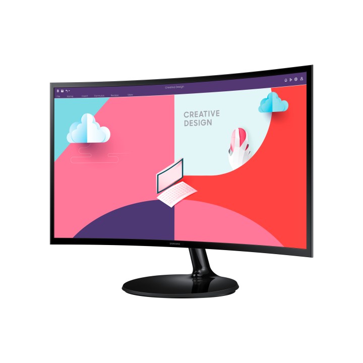 Monitor Samsung 24" FHD Curvo Negro (LS24C360EAUXEN)