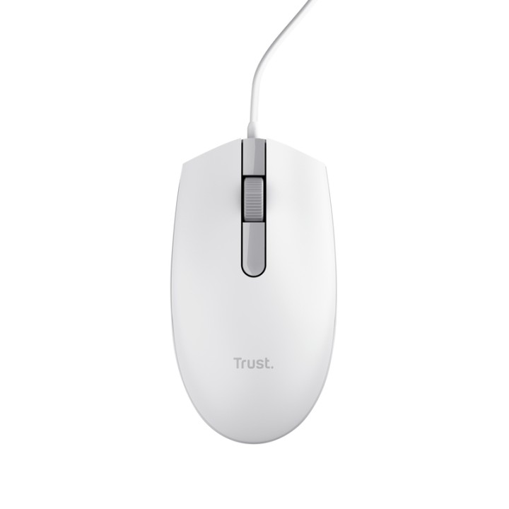 Ratón Trust TM-101W Óptico USB-A 1200dpi Blanco (25320)