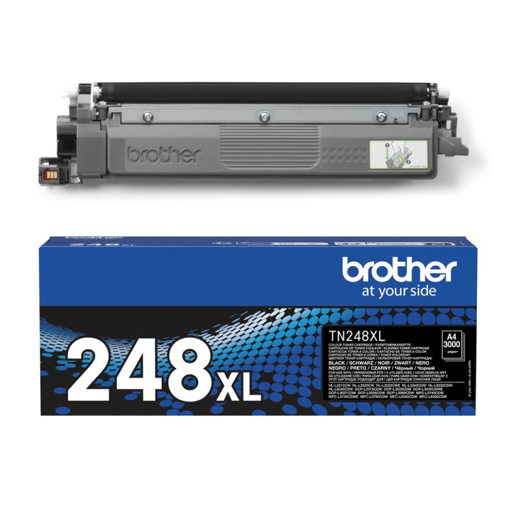 Toner BROTHER Negro 3000 páginas (TN248XLBK)