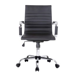 Silla de Oficina EQUIP Respaldo Medio Negra (EQ651002)