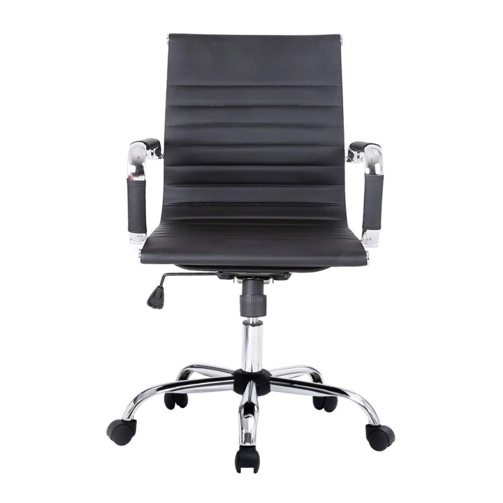 Silla de Oficina EQUIP Respaldo Medio Negra (EQ651002)
