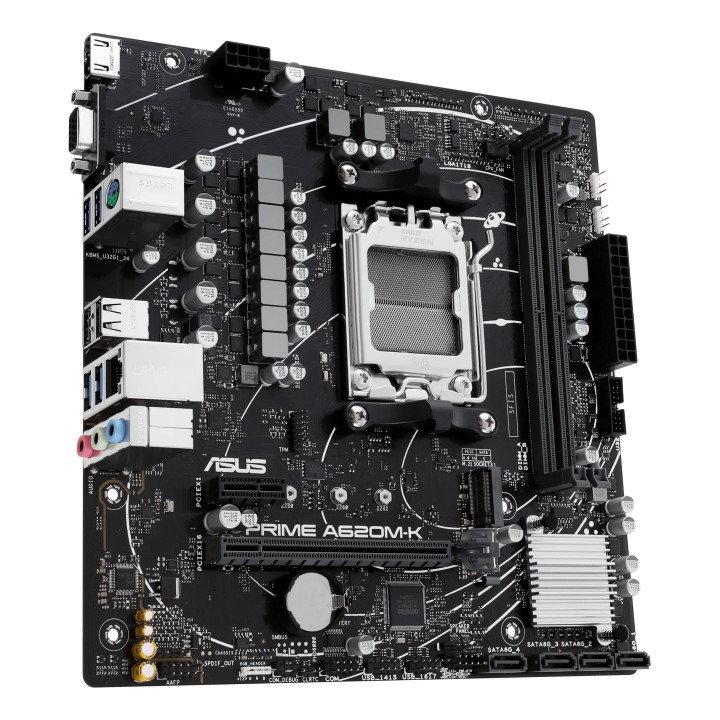 ASUS PRIME A620M-K: (AM5) 2DDR5 VGA HDMI RJ45 mATX