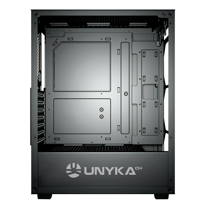 Caja UNYKA Mir 100 ARGB USB-A ATX Negra (UK511303)