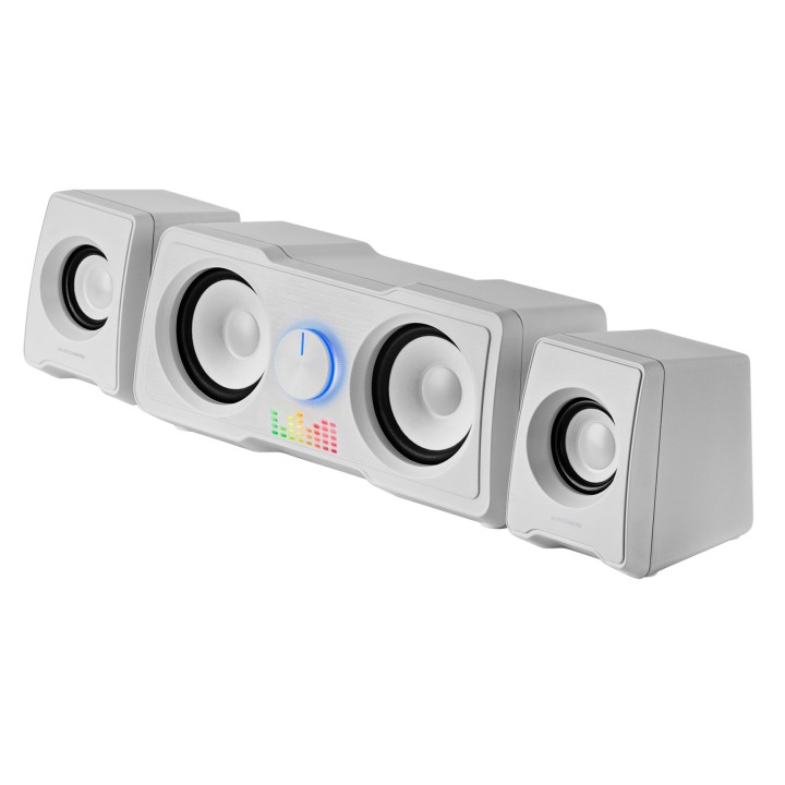Altavoces Mars Gaming 2.2 35W USB 3.5mm Blancos (MS22W)