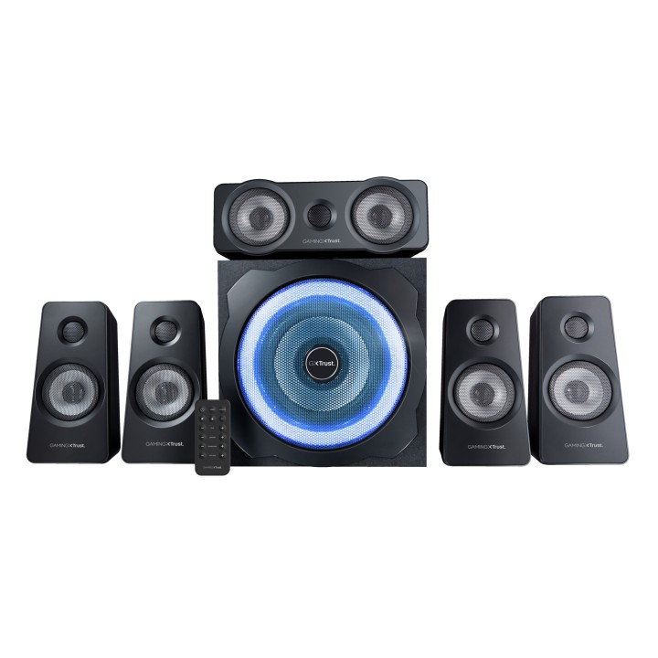 Altavoces Trust GXT658 Tytan 5.1 90W 3.5mm Negro(21738)