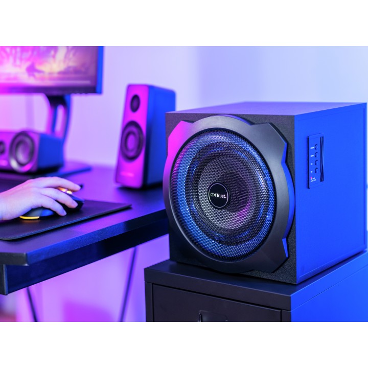 Altavoces Trust GXT658 Tytan 5.1 90W 3.5mm Negro(21738)