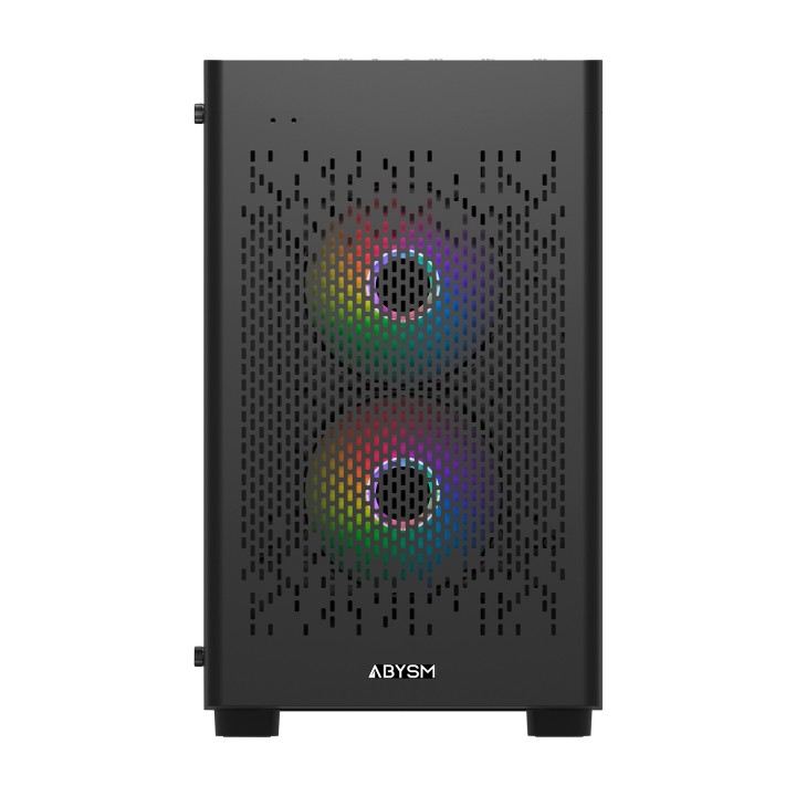 Caja Abysm Danubio Inva MX202 RGB mATX Negra (AB123011)