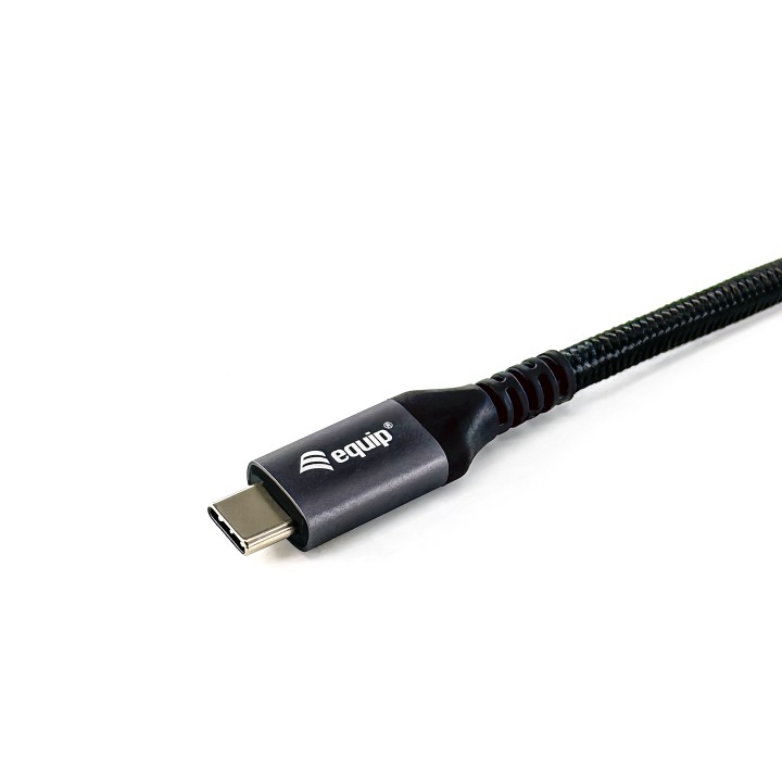 Cable EQUIP USB-C/M a USB-C/M 2m Negro (EQ128382)