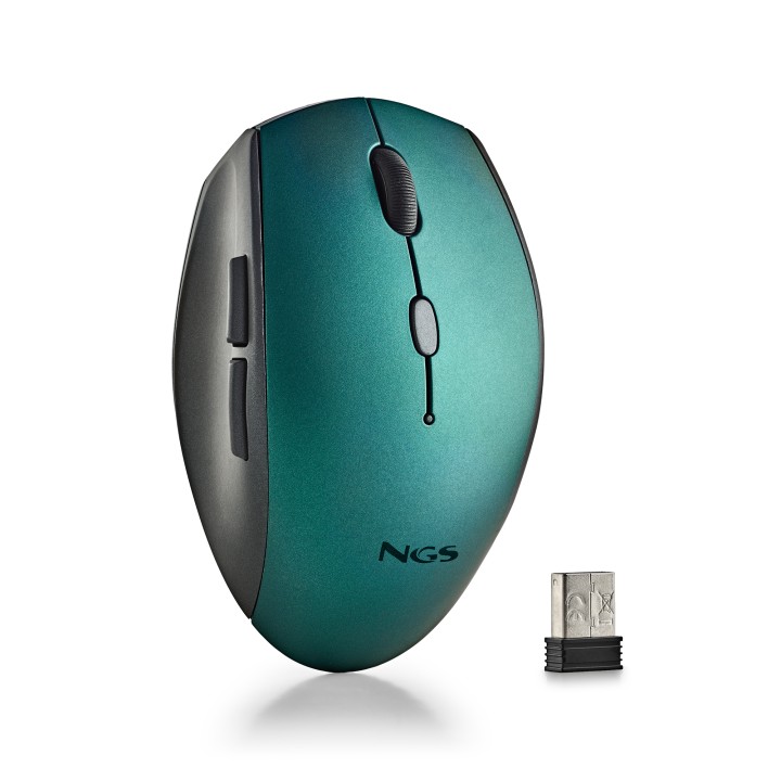 Ratón NGS Bee Wireless hasta 1600dpi Azul (BEEBLUE)