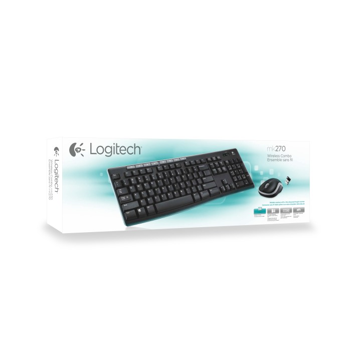 T+Ratón LOGITECH MK270 Wireless Italiano (920-004512)