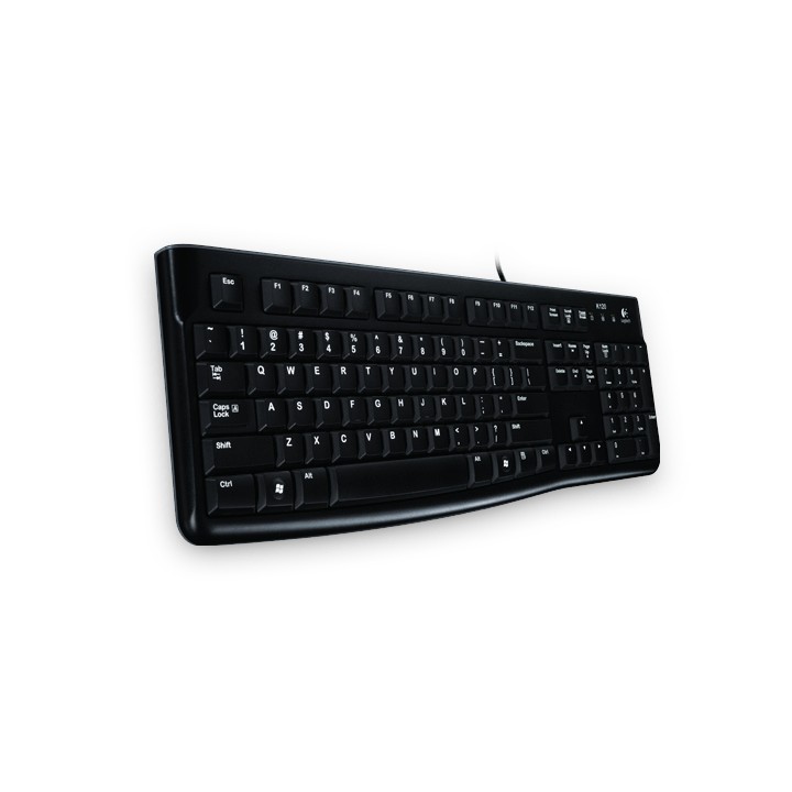 Teclado LOGITECH K120 USB Italiano Negro (920-002517)