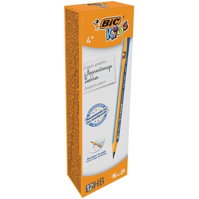 BIC LÁPIZ GRANITO KIDS APRENDE A ESCRIBIR CAJA 12 UNIDADES