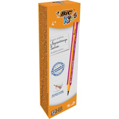 BIC LÁPIZ GRANITO KIDS APRENDE A ESCRIBIR CAJA 12 UNIDADES