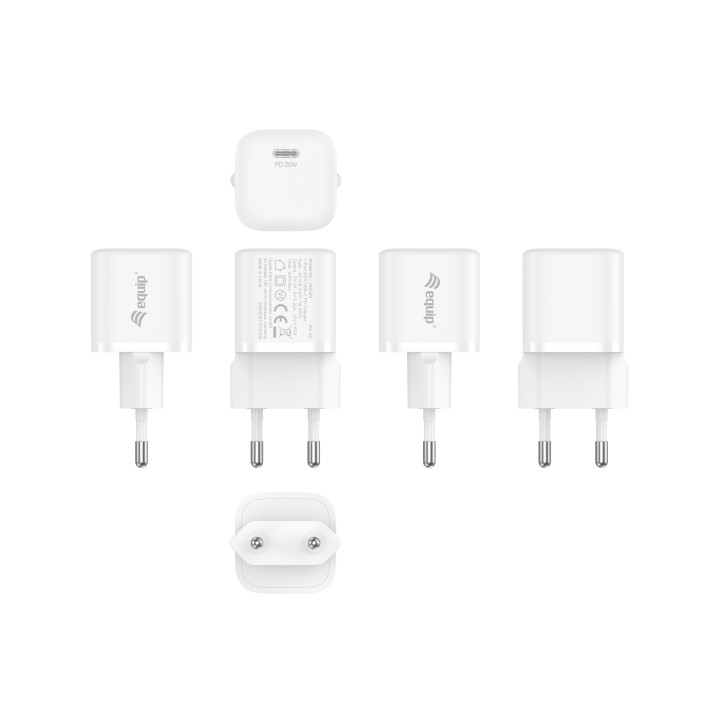 Cargador de Pared EQUIP USB-C 20W Pack 25 (EQ245530)