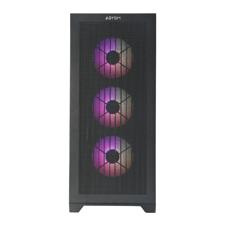 Caja Abysm Danubio Mura BX300 ARGB Negra (AB812111B)