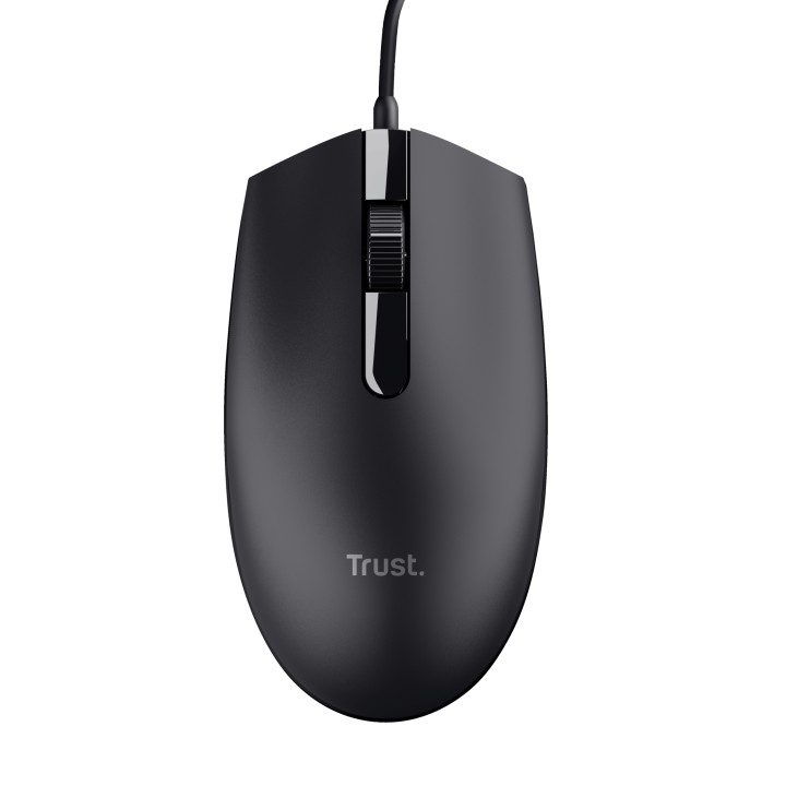 Ratón Trust Basi Óptico USB-A Negro (24271)