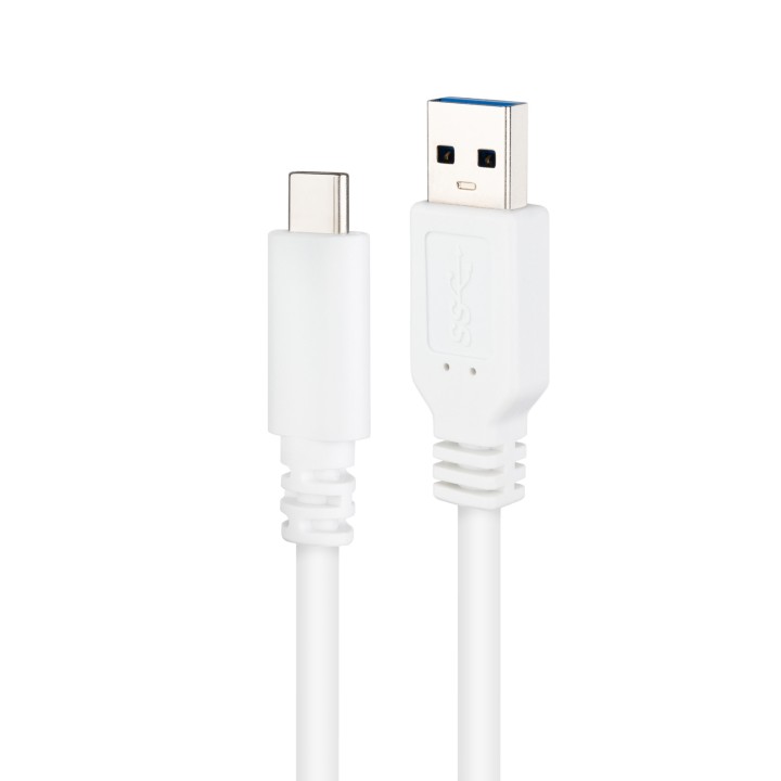 Nanocable USB-A/M a USB-C/M 1.5m (10.01.4001-L150-W)