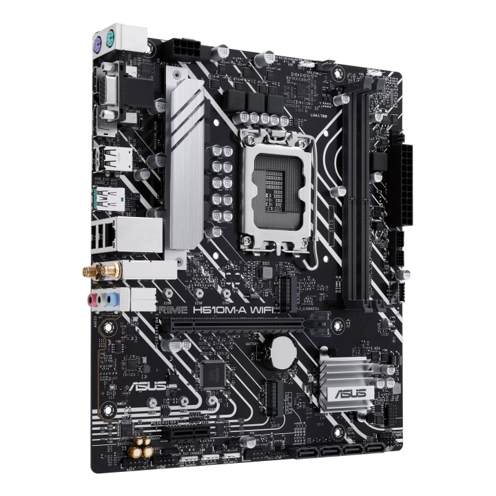 ASUS PRIME H610M-A WIFI:(1700) 2DDR5 VGA HDMI DP mATX