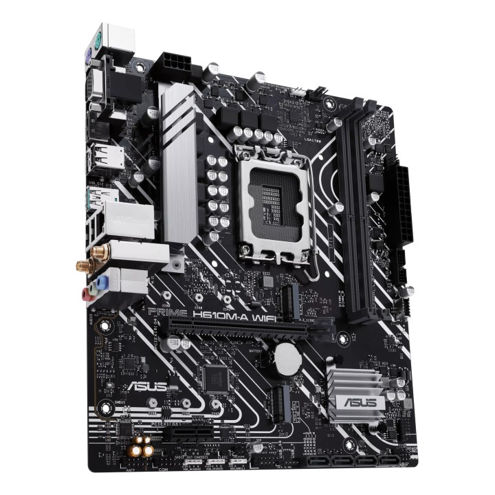ASUS PRIME H610M-A WIFI:(1700) 2DDR5 VGA HDMI DP mATX
