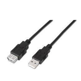 Cable AISENS USB-A/M a USB-A/H 3m Negro (A101-0017)