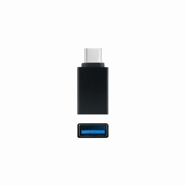 Adaptador Nanocable USB-C/M a USB-A/H Negro(10.02.0010)