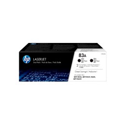 Toner HP LaserJet 83AD Negro 3000 pág Pack 2 (CF283AD)
