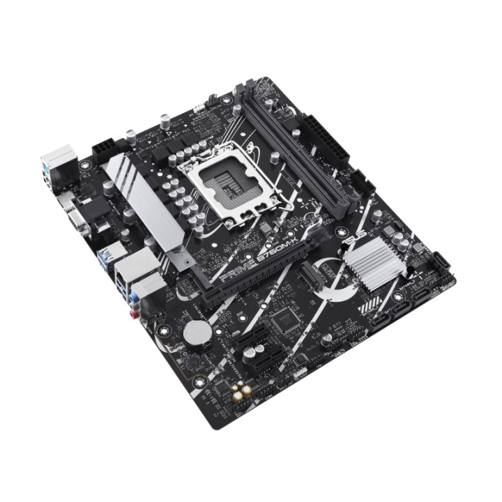 ASUS PRIME B760M-K: (1700) 2DDR5 VGA HDMI RJ45 mATX