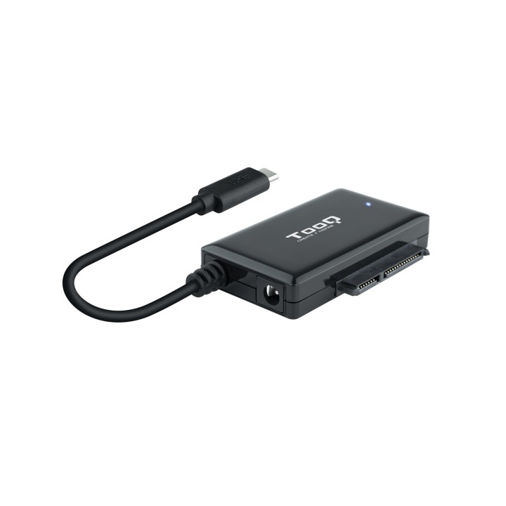 Adaptador TooQ USB-C a SATA 2.5"/3.5" Negro (TQHDA-02C)