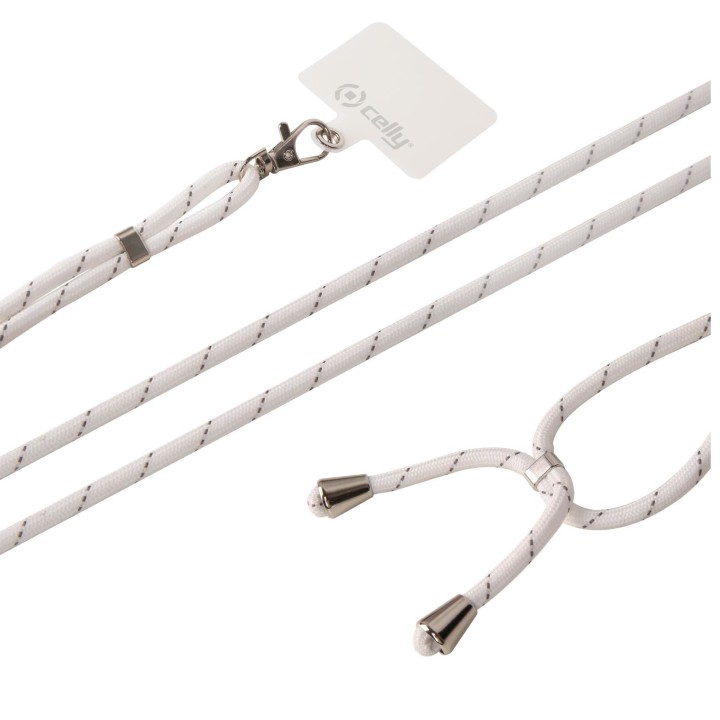 Cordón de Sujeción CELLY Cover Blanco (LACETUNIWH)