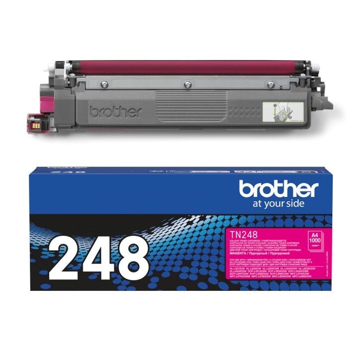 Toner BROTHER Magenta 1000 páginas (TN248M)