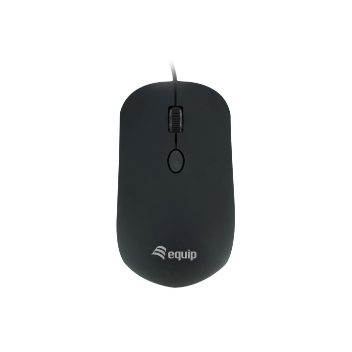 Ratón EQUIP Life Comfort USB-A 1000dpi Negro (EQ245114)