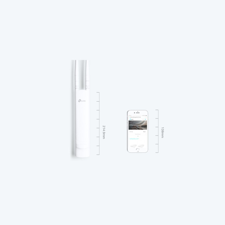 Pto de Acceso TP-Link WiFi PoE Blanco (EAP113-OUTDOOR)