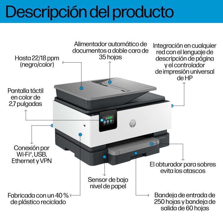Multif HP OfficeJet Pro 9120b A4 Color Fax (4V2N0B)