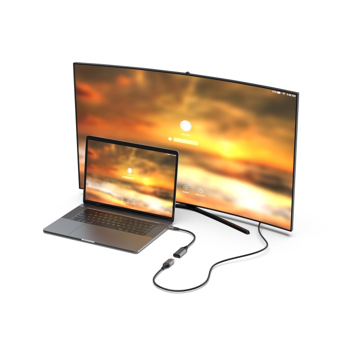 Cable EQUIP USB-C/M a DP/H Negro/Gris (EQ133493)