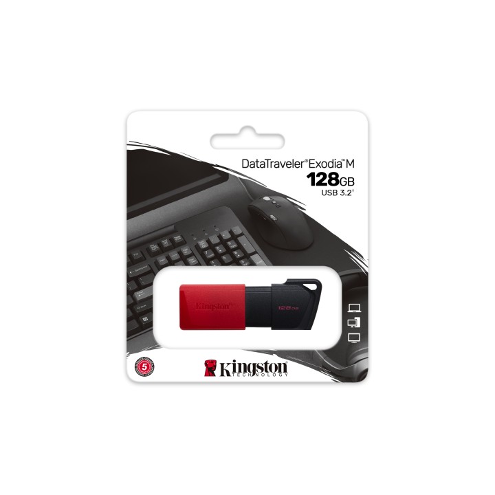 Pendrive Kingston Exodia M 128Gb USB-A 3.0 (DTXM/128GB)