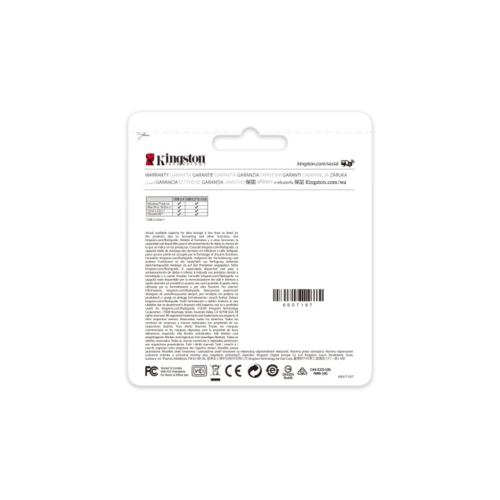 Pendrive Kingston Exodia M 128Gb USB-A 3.0 (DTXM/128GB)