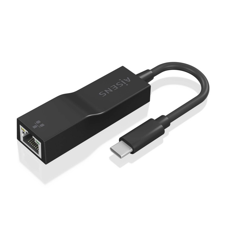Adaptador AISENS USB-C/M a RJ45/H 11cm Negro(A109-0765)