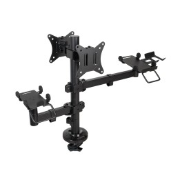 Soporte TooQ 2Monitores/TPV/Impresora/Lector (TQPM0002)