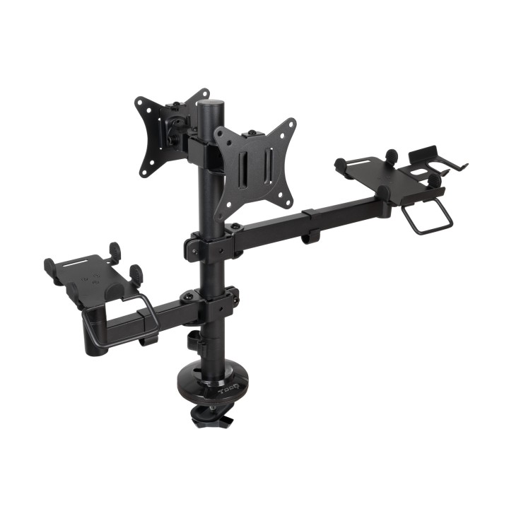 Soporte TooQ 2Monitores/TPV/Impresora/Lector (TQPM0002)