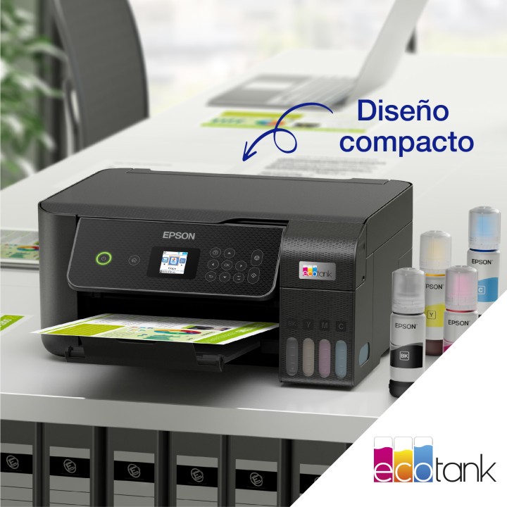 Multif Epson Ecotank ET-2870 A4 Color Negra(C11CJ66421)