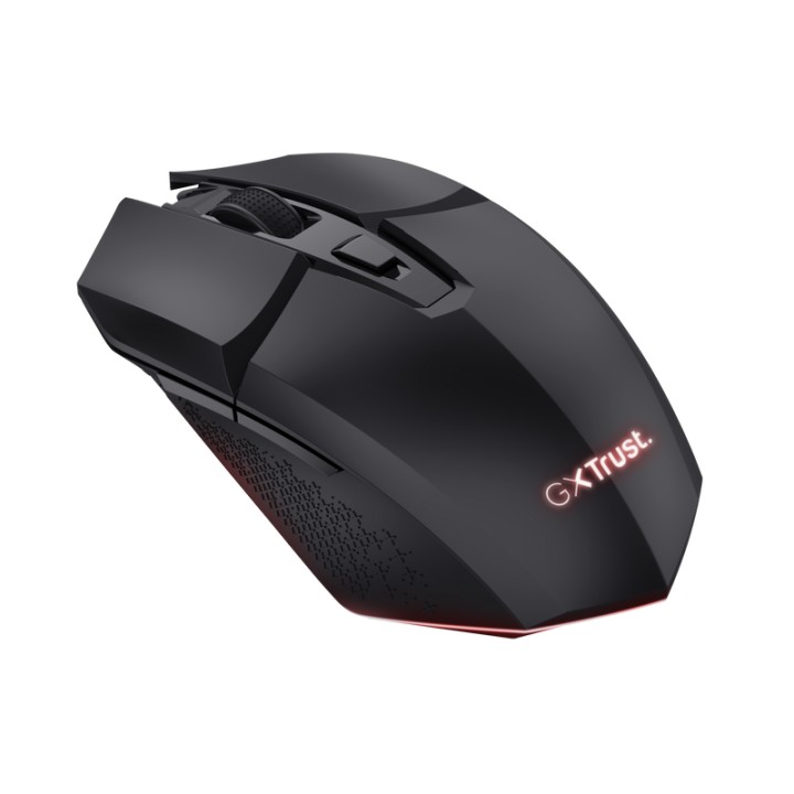 Ratón Gaming Trust GTX110 Felox RGB RF Negro (25037)