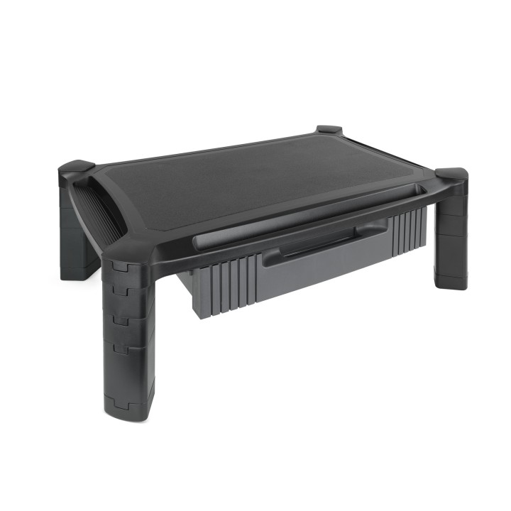 Soporte Elevador TOOQ Multiusos Cajón Negro (MMPSSD01)